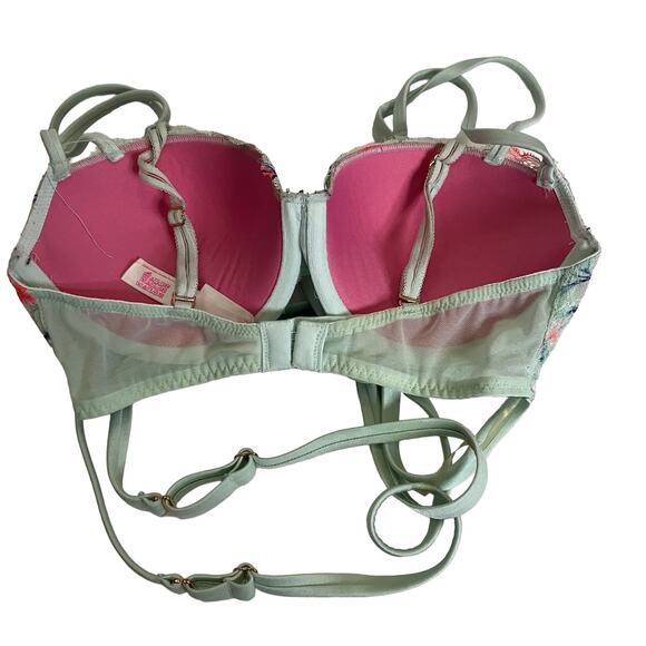 Victoria’s Secret PINK LIMITED EDITION The Date Wrap Push-Up Bra Size 32D - Picture 4 of 9